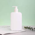 Bottiglia shampoo biodegradabile in plastica quadrata bottiglia